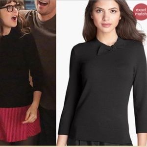 Kate Spade Cashmere Abree Bow Neck Sweater - S